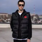 Чоловіча осінньо-зимова жилетка, безрукавка.