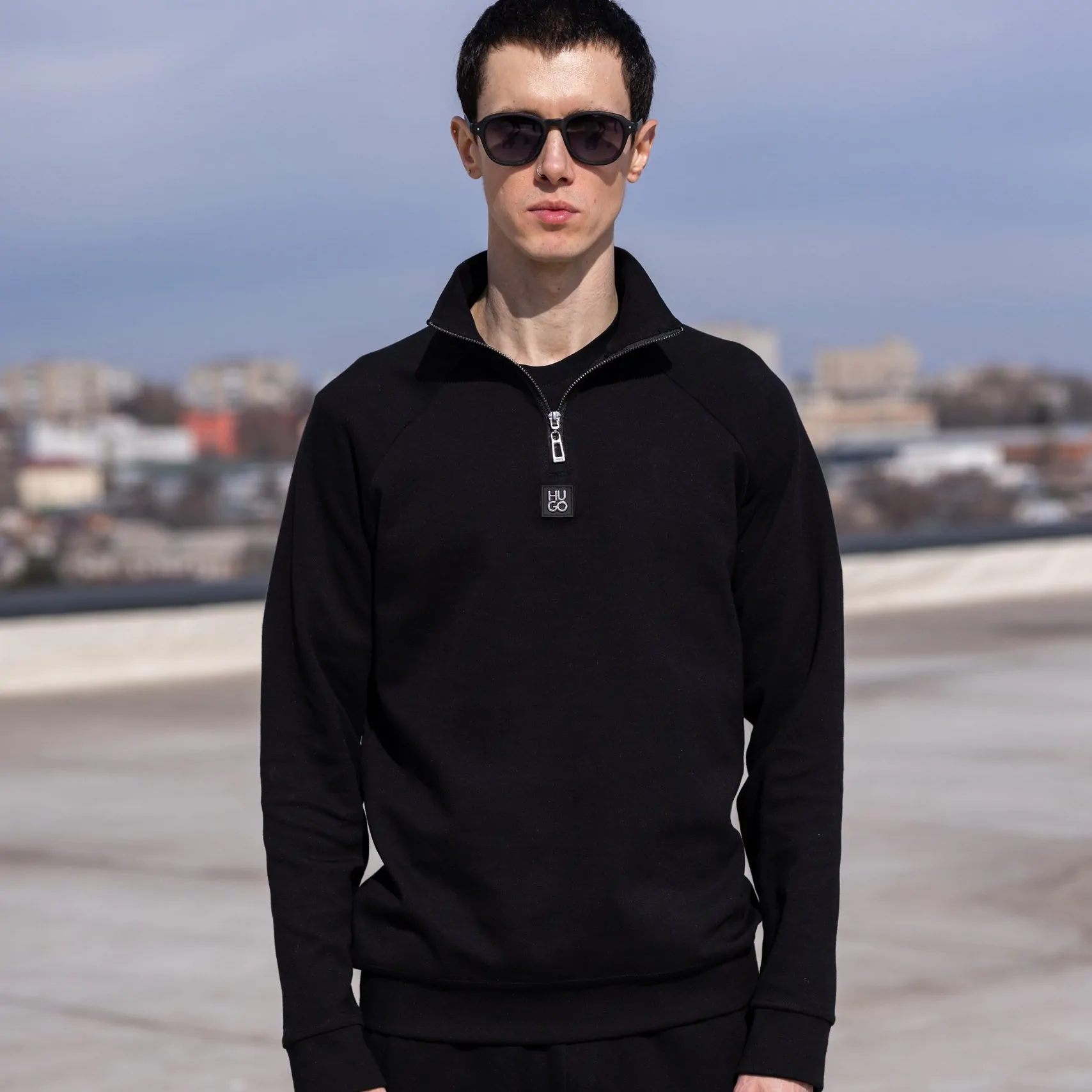 Джемпер. Кофта HUGO-Black | С застібкою - Зображення 4
