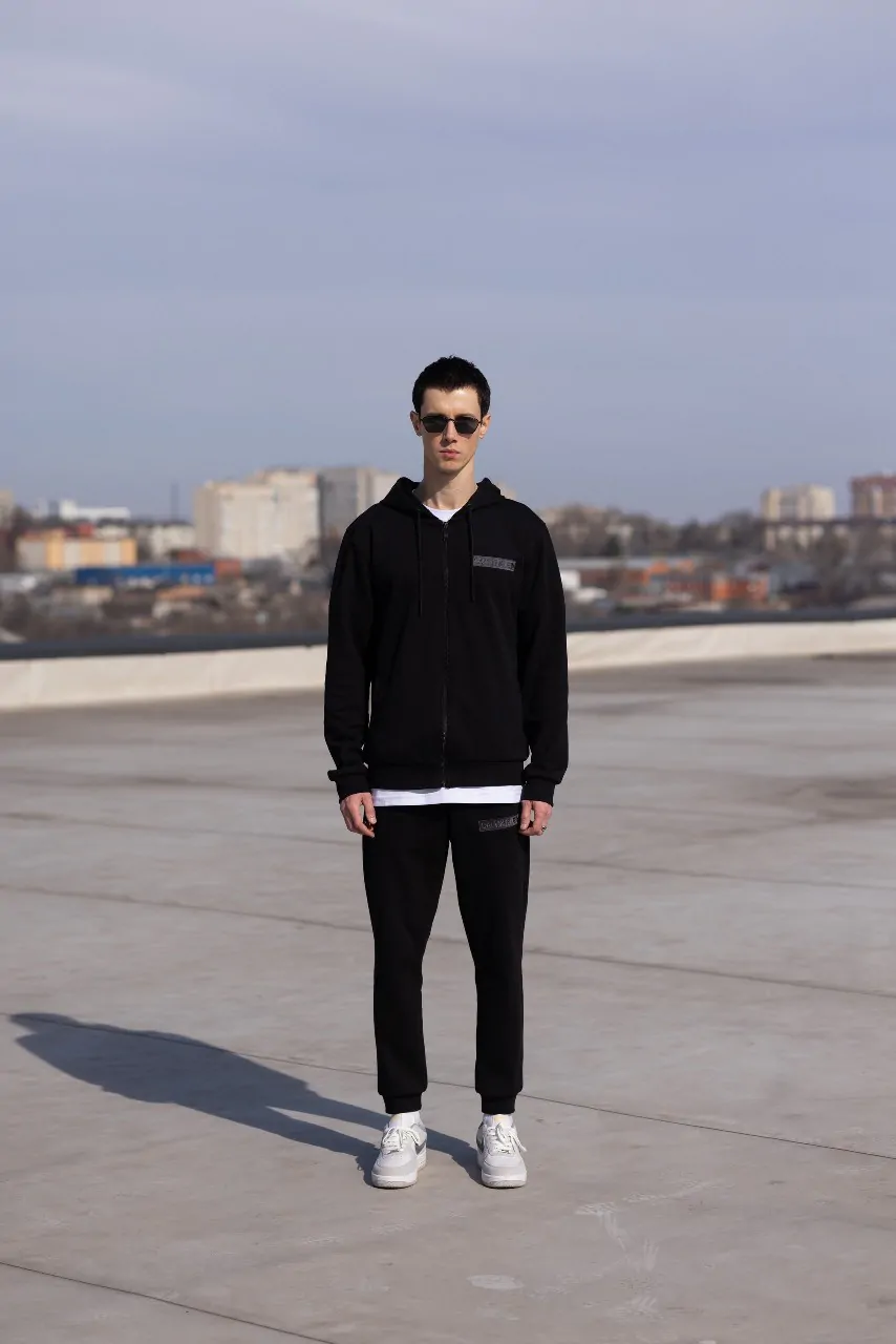 Чоловічий спортивний костюм CK Black - Зображення 5