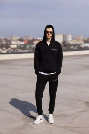 Чоловічий спортивний костюм CK Black
