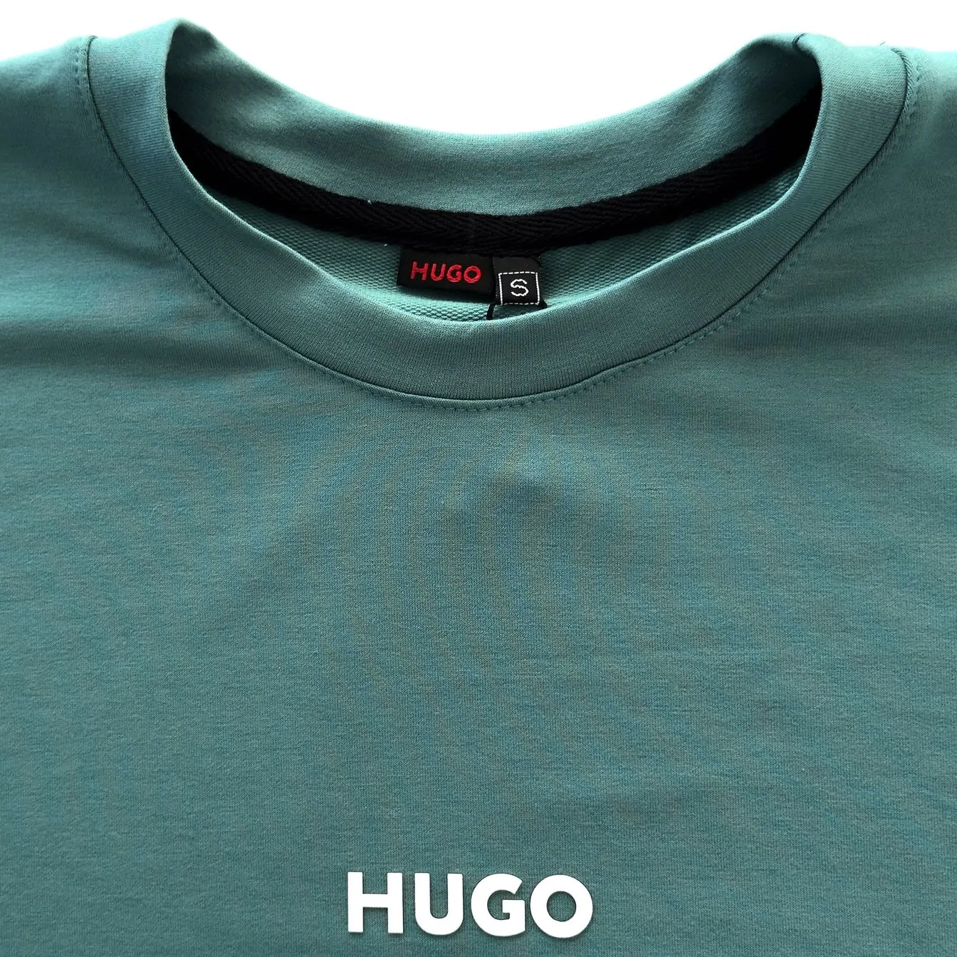 Шорти та футболка. Чоловічий літній костюм HUGO берюзовий - Зображення 6