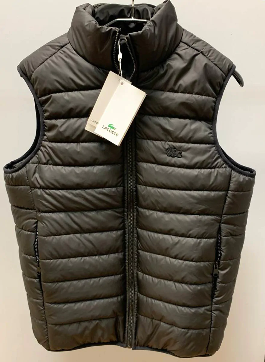 Жилетка lite black Lacoste чоловіча. - Зображення 5