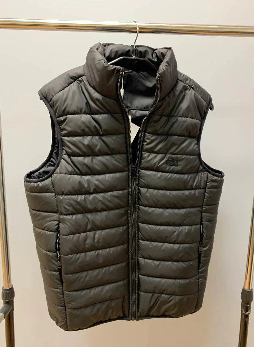 Жилетка lite black Lacoste чоловіча. - Зображення 6