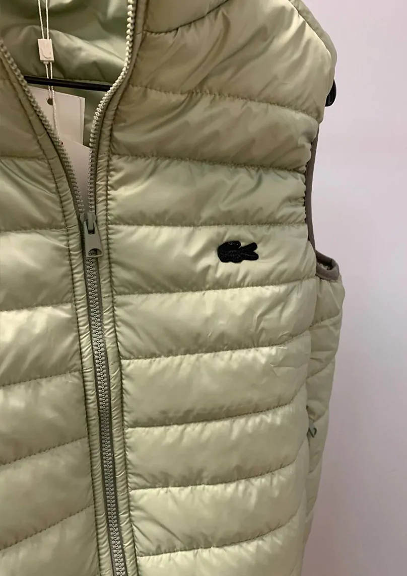 Жилетка lite black Lacoste чоловіча олівка. - Зображення 5