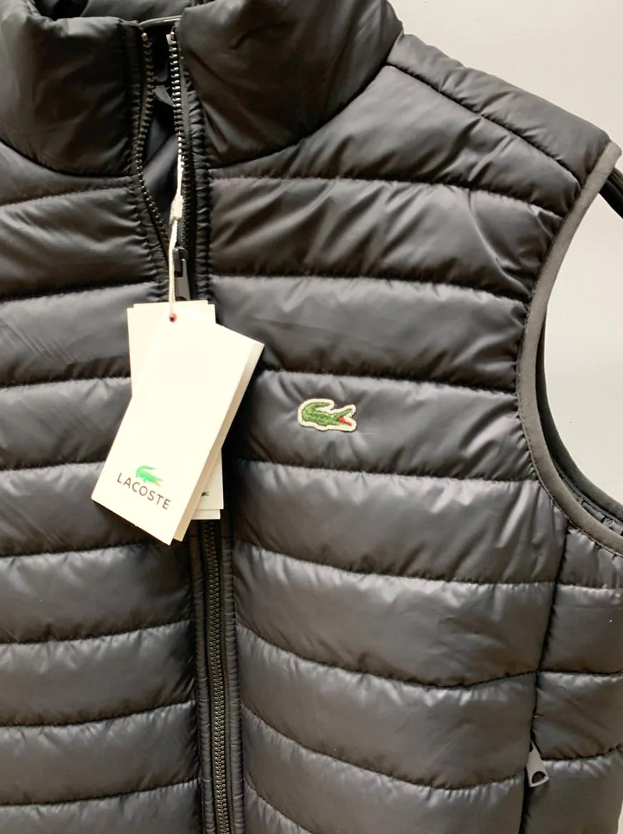 Жилетка чоловіча lite Lacoste графітова. - Зображення 3