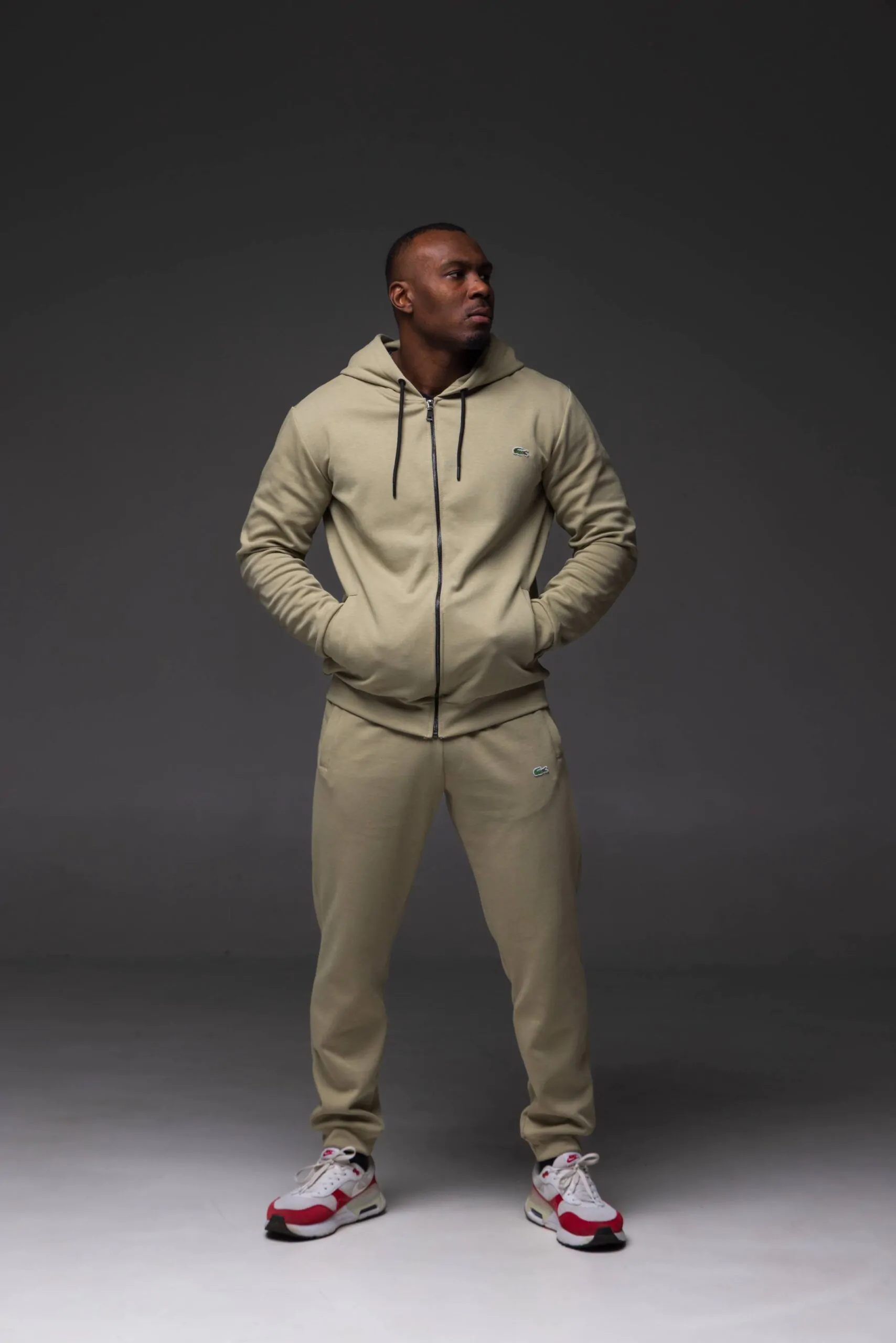 Спортивний костюм Lacoste чоловічий олива