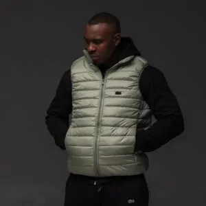 Жилетка lite black Lacoste чоловіча олівка.