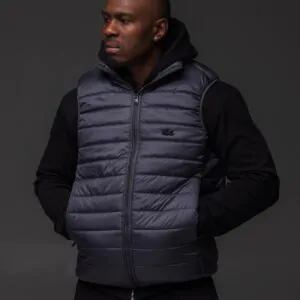 Жилетка чоловіча lite black Lacoste графіт.