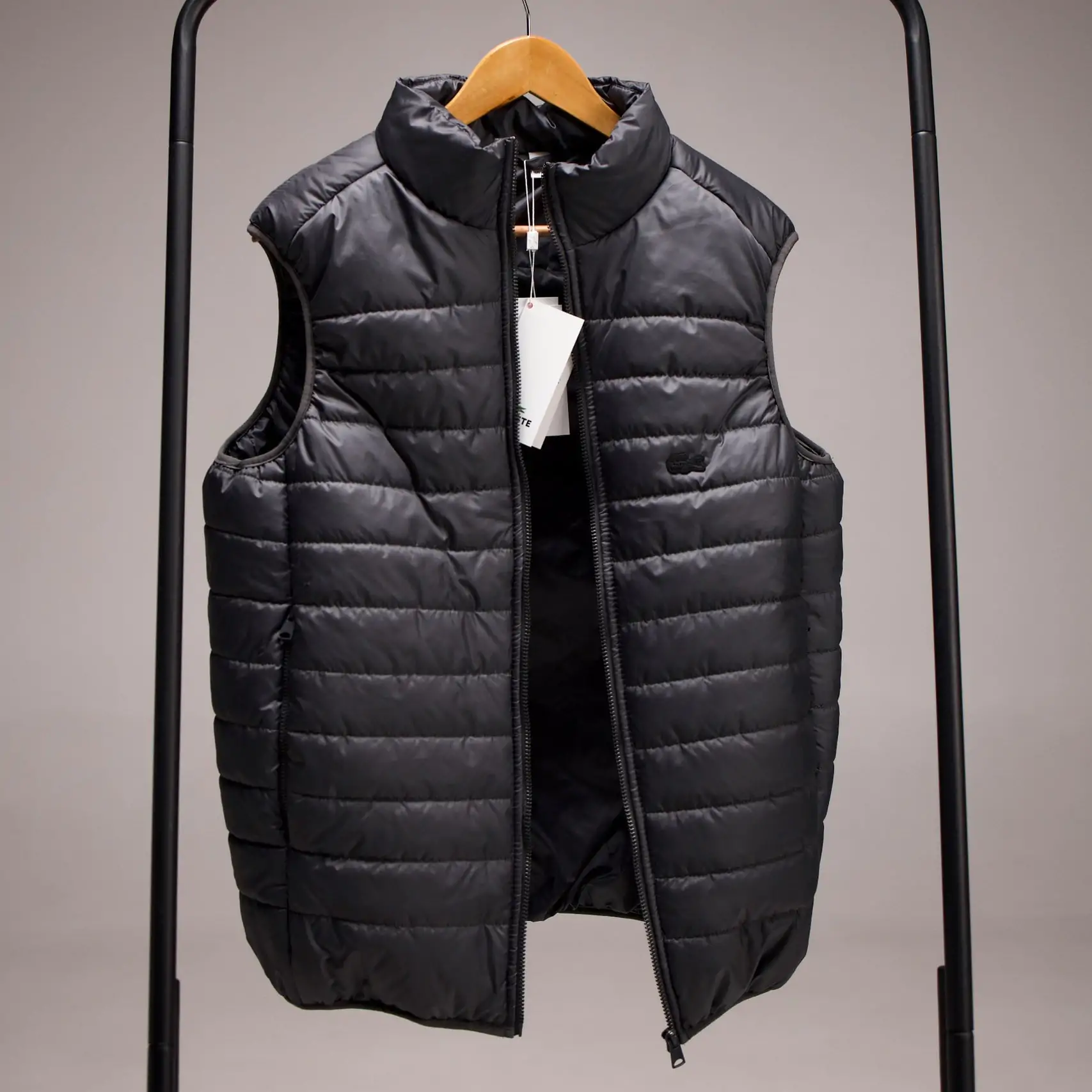 Жилетка lite black Lacoste чоловіча.